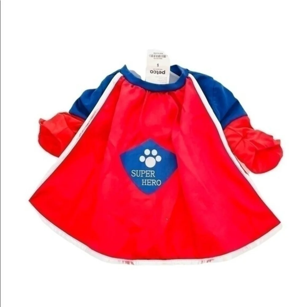 PETCO Superhero Pet Costume Puppy Dress Dog Outfit Clothing NWOT